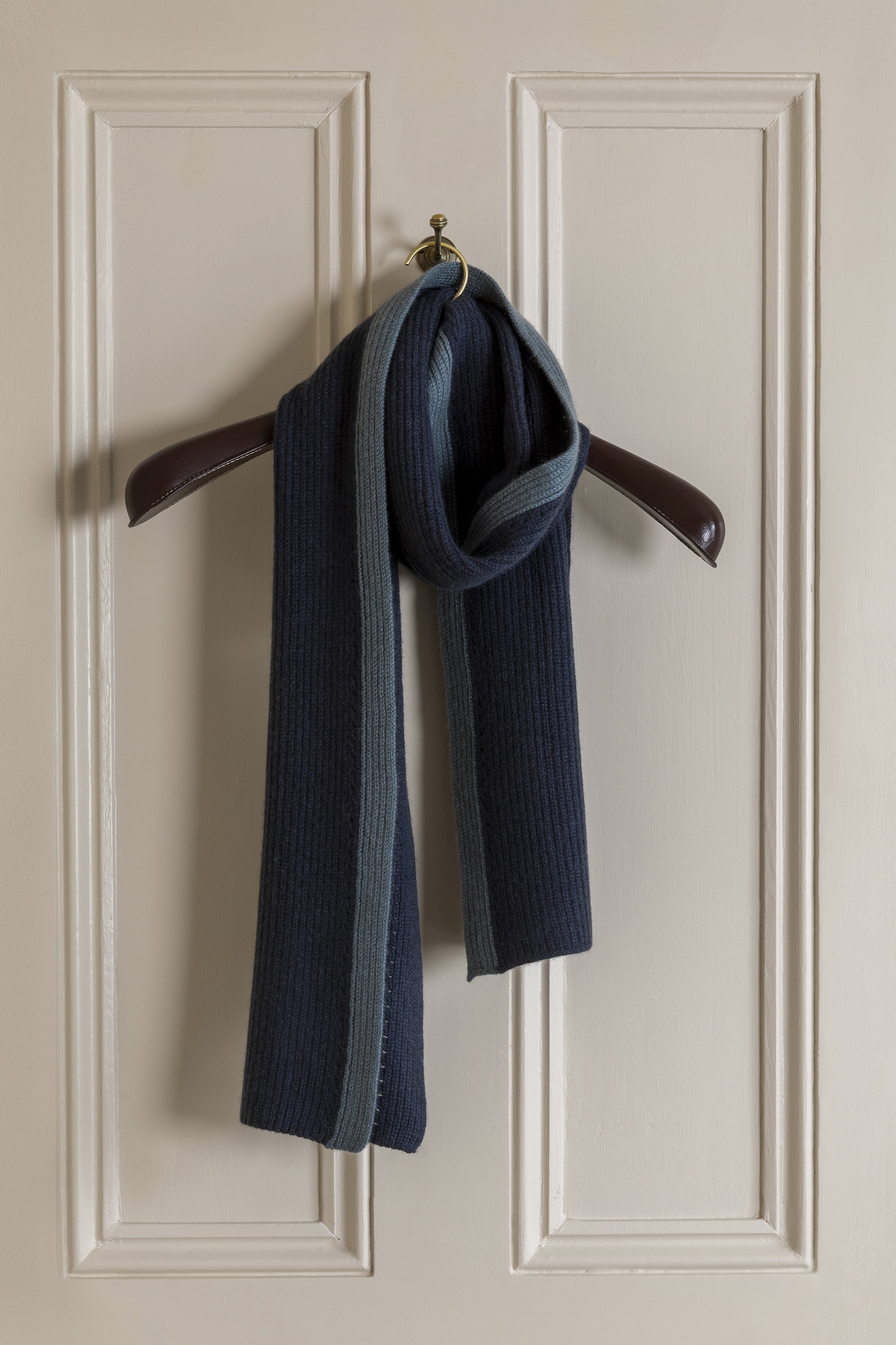 Hera Cashmere scarf - Marine/Teal