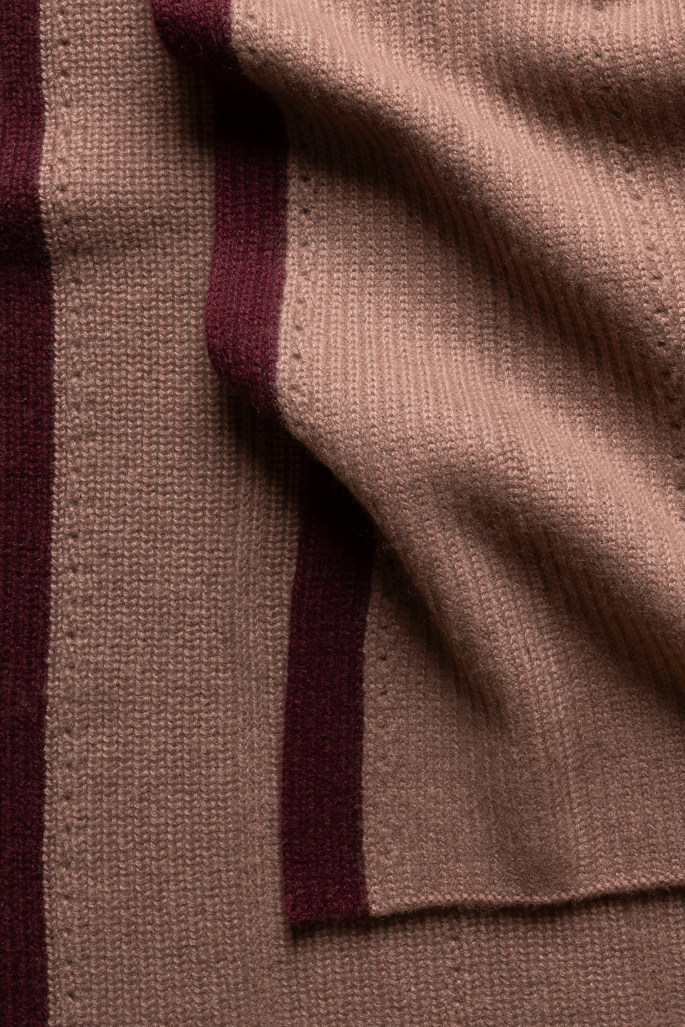 Hera Cashmere large scarf - Rose/Burgundy